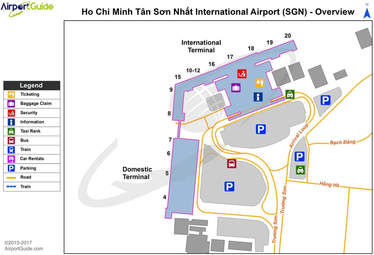 Tan son nhat international airport mapie