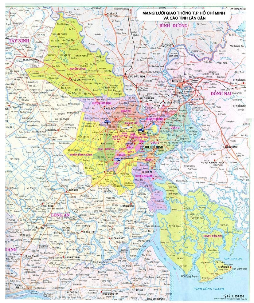 Karta TP Ho Chi Minh